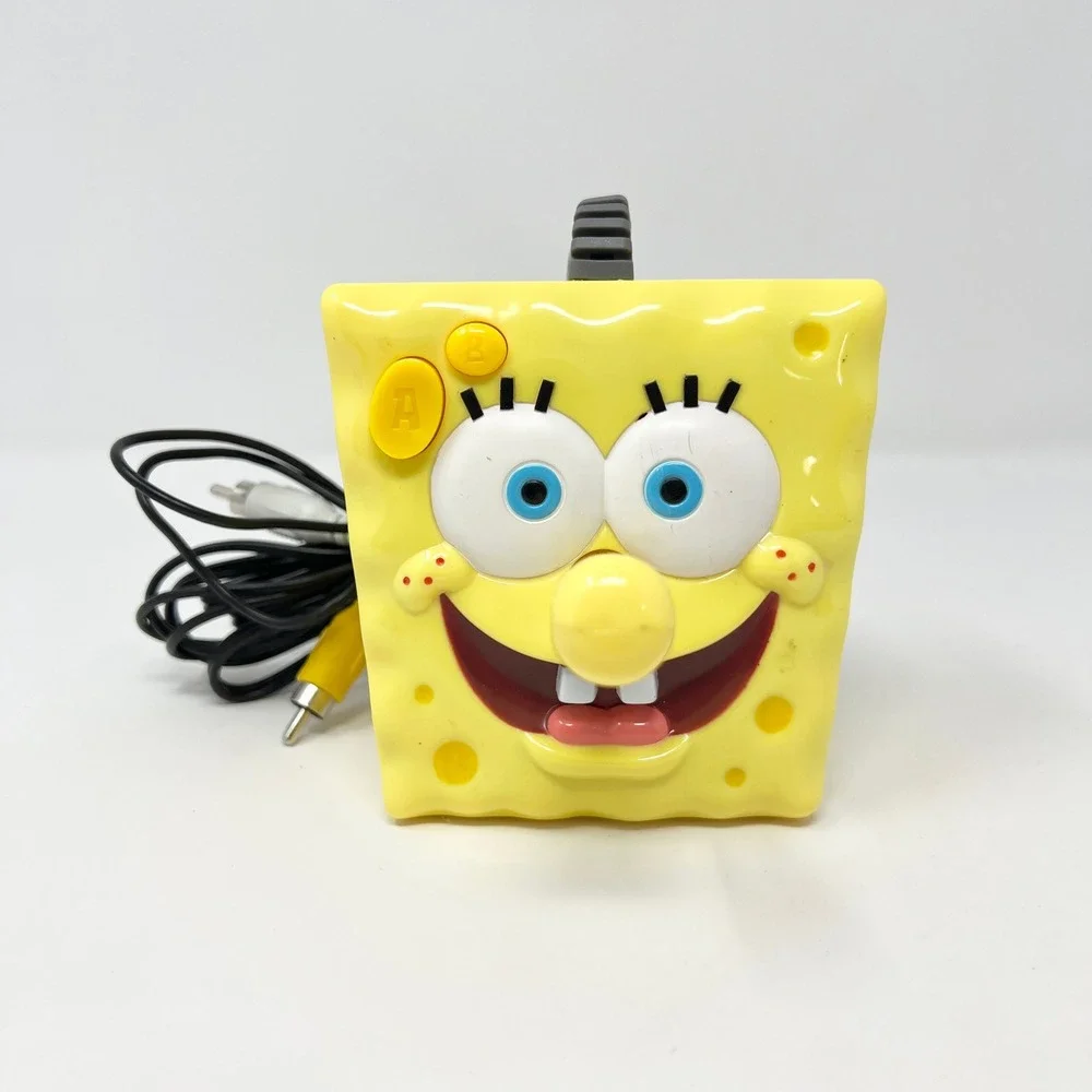 JAKKS SpongeBob SquarePants 5-in-1 Joystick Plug N Play TV Games (Tested) 2009